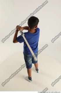 TIMBO STANDING POSE WITH SWORD